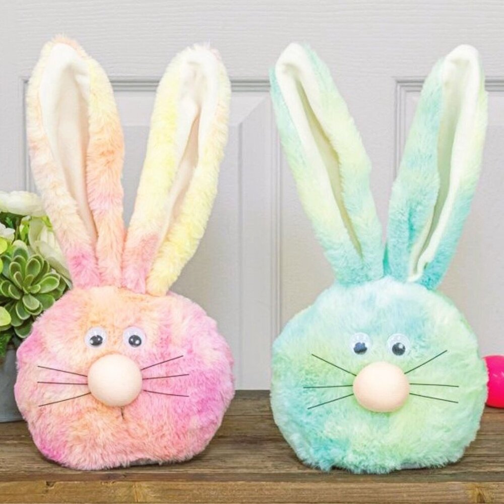 Tie Dye Bunny Head